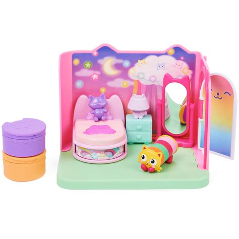 gabby's dollhouse pillow cat room|gabby's dollhouse bedroom set.